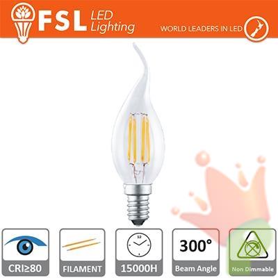 LAMPADINA FILAMENTO COLPO DI VENTO 4W 2700K E14 400LM