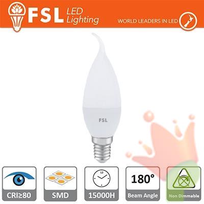LAMPADINA COLPO DI VENTO 5,5W 6500K E14 480LM