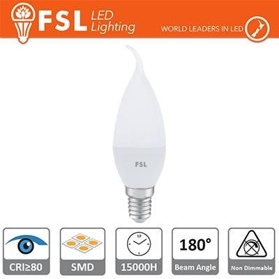 LAMPADINA COLPO DI VENTO 5,5W 6500K E14 480LM