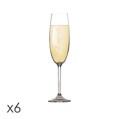 FLUTE CHAMPAGNE 220ML CHARLIE 6PZ