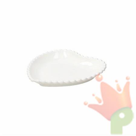PIATTO CUORE 20CM BIANCO
