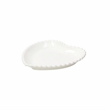 PIATTO CUORE 20CM BIANCO