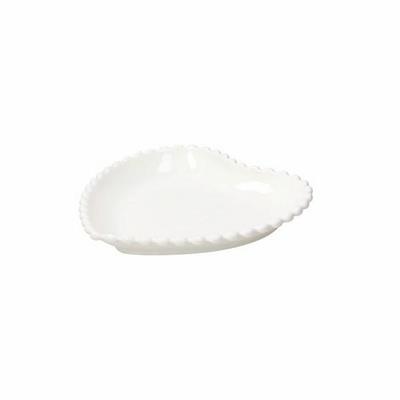 PIATTO CUORE 20CM BIANCO