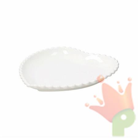 PIATTO CUORE 26CM BIANCO