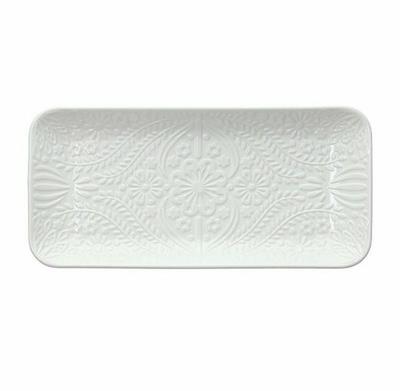 VASSOIO RETTANGOLARE 25X12CM BIANCO