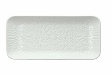 VASSOIO RETTANGOLARE 30,5X14CM BIANCO