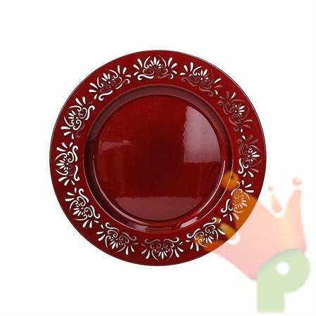 SOTTOPIATTO 33CM ROSSO