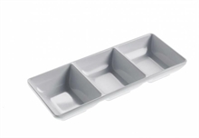 VASCHETTA IN MELAMINA 22X7X2,5CM BIANCO