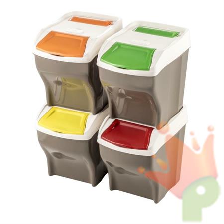 PATTUMIERA POKER PLUS 27LT 4PZ