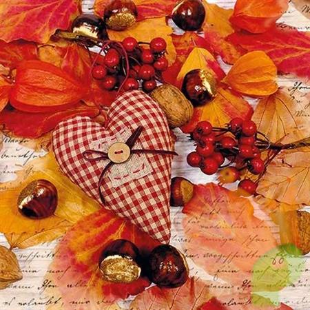 TOVAGLIOLI 33X33 AUTUMN HEART 20PZ