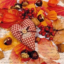 TOVAGLIOLI 33X33 AUTUMN HEART 20PZ