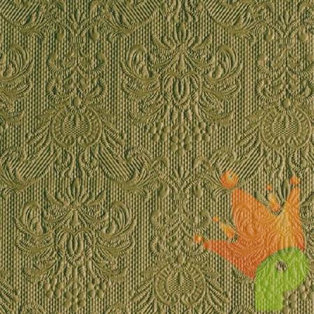 TOVAGLIOLI 33X33 ELEGANCE VERDE OLIVA 15PZ