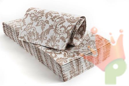 TOVAGLIA IMPERMEABILE 100X100 PRESTIGE CIOCCOLATO BASIC 25PZ