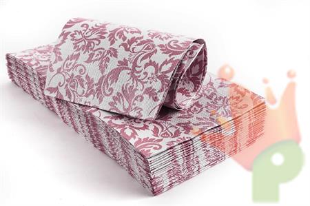 TOVAGLIA IMPERMEABILE 100X100 PRESTIGE BORDEAUX BASIC 25PZ