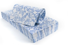 TOVAGLIA IMPERMEABILE 100X100 PRESTIGE BLU ROYAL BASIC 25PZ