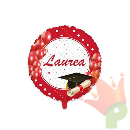 PALLONCINO MYLAR 24INCH - 60CM LAUREA PRESTIGE