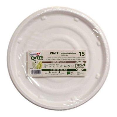 PIATTI PIZZA POLPA BIO 32CM 15PZ