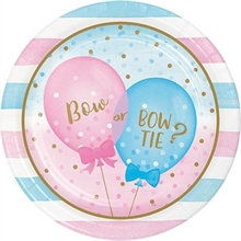 PIATTI 23CM GENDER REVEAL BALLOONS 8PZ