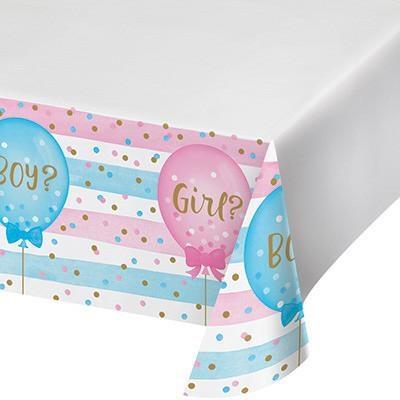 TOVAGLIA 137X259CM GENDER REVEAL BALLOONS