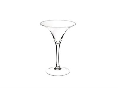 COPPA MARTINI VETRO H. 40CM D. 25CM