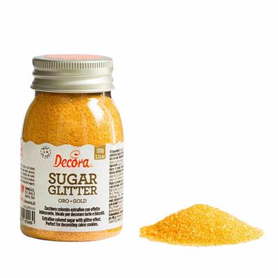 ZUCCHERO GLITTER ORO 100GR