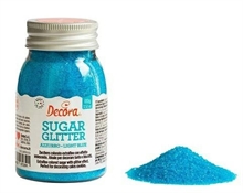 ZUCCHERO GLITTER AZZURRO 100GR