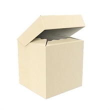 SCATOLA BAULETTO 20X20X20CM AVORIO max 3kg