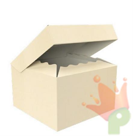 SCATOLA BAULETTO 25X25X15CM AVORIO max 6kg