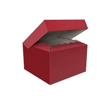 SCATOLA BAULETTO 25X25X15CM ROSSO max 6kg