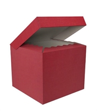 SCATOLA BAULETTO 30X30X25CM ROSSO max 8kg