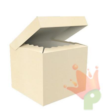 SCATOLA BAULETTO 30X30X25CM AVORIO max 8kg