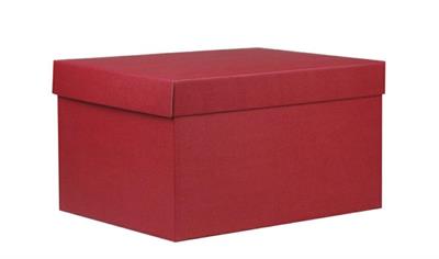 SCATOLA 49X34X33CM ROSSO max 12kg