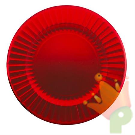 PIATTI MAXI 33CM ROSSO SATINATO 6PZ