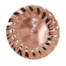 PIATTI 30CM WAVY ROSE GOLD 6PZ