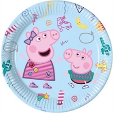 PIATTI 23CM PEPPA PIG MESSY 8PZ