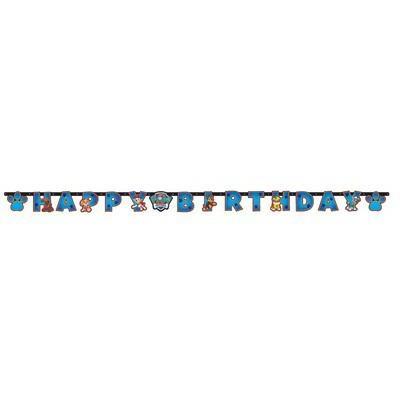 FESTONE BANNER HAPPY BIRTHDAY PAW PATROL