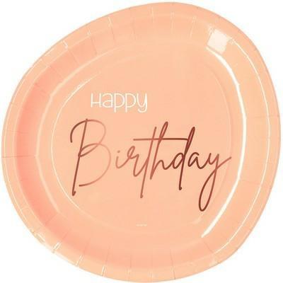 PIATTI 23CM ELEGANT LUSH BLUSH 8PZ