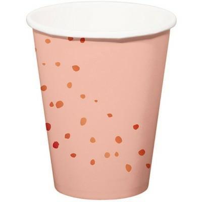 BICCHIERI 350ML ELEGANT LUSH BLUSH 8PZ