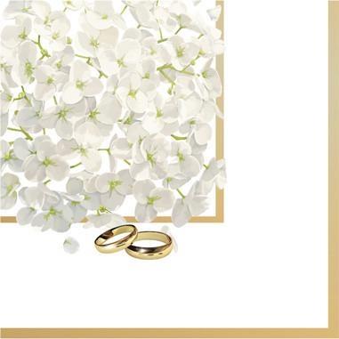 TOVAGLIOLI 25X25CM ORTENSIA FEDI 20PZ