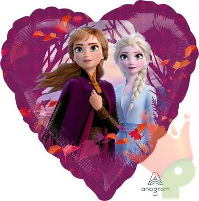 PALLONCINO MYLAR 17INCH 42CM HEART FROZEN