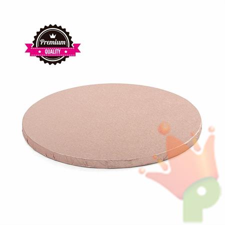 SOTTOTORTA TONDO ROSA ANTICO 25X1,2CM