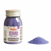 ZUCCHERO GLITTER VIOLA 100GR