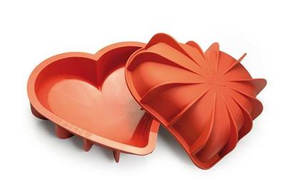 STAMPO IN SILICONE LOVE 205X186MM ROSSO
