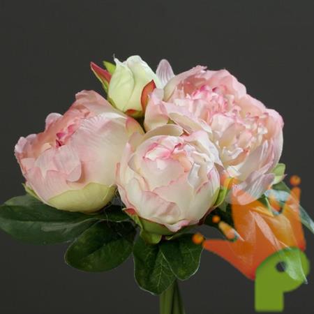 PEONIA BOUQUET 20CM ROSA