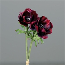 ANEMONE 28CM BORDEAUX