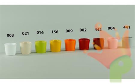 PORTAVASO IN CERAMICA 7CM ARANCIONE N. 009