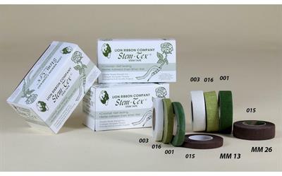 NASTRO PER FIORI MM26X27,43MT VERDE SCURO N. 001