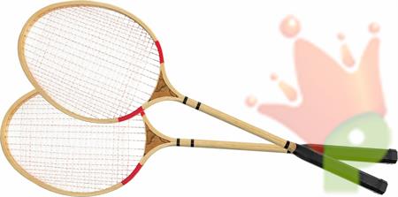 RACCHETTE BADMINTON + VOLANO + RETE