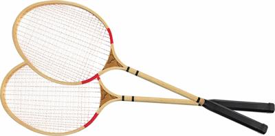 RACCHETTE BADMINTON + VOLANO + RETE