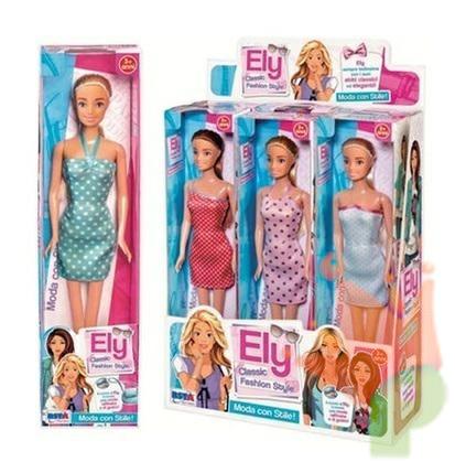 BAMBOLA ELY 29CM 6 VESTITI